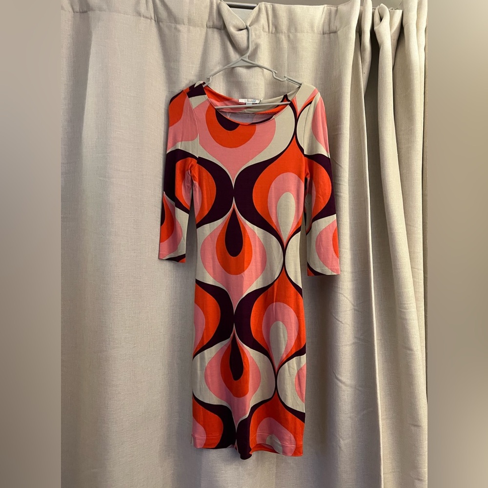 Boden 3/4 sleeve dress Size 2